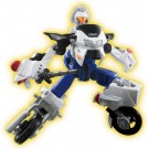 TAKARA TOMY Tomica Job Braver JB06 Police Braver Honda VFR White Motorcycle, TAK89725, by TAKARA TOMY