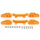 Tamiya Mini 4WD Grade Up Part FRONT UNDER GUARD (ORANGE) (MINI 4WD LIMITED)  , TAM55596, by TAMIYA