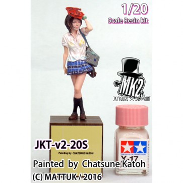 MK2. 1/20 JKT-V2-20S　kawaii JK figure resin kit, MK200022, by MK2