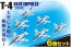 Platz 1/144 T-4 BLUE IMPULSE 2020 6PCS PREPAINTED KIT  , PLZ62984, by PLATZ