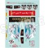 Good Smile Company 1/10 Sticker Set GSR Character Customization Series 052: Racing Miku SPA 2025 Ver. (Hatsune Miku GT Project), GSC77937, by GOOD SMILE COMPANY