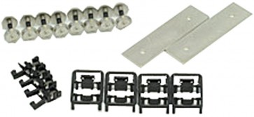 TOMYTEC Tetsudou Collection N Gauge Running Parts Set TT-05 (Wheel dia. 6mm for 2 Cars: Black) , tmt44011, by TOMYTEC