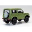 Aoshima 1/32 Raku-Pla Snap Kit No.18CU-OG Suzuki JA11 Jimny Custom Wheel (Olive Green), AOS04122, by AOSHIMA