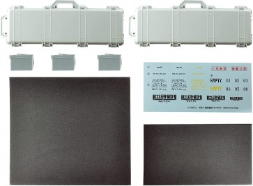 TOMYTEC 1/12 LittleArmory [LD038] Military Hard Case A3 - White x Gray, TMT18798, by TOMYTEC