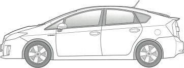 Fujimi 1/24 Inch-up Series No.284 Toyota Prius (ZVW30) G/Touring Selection, FUJ46549, by FUJIMI