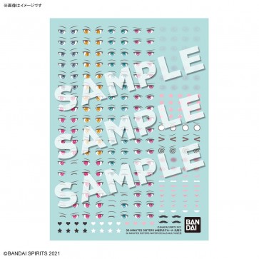 Bandai 30MS Water Transfer Decals Vol.2, BAN54335, by BANDAI