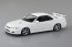 Aoshima 1/32 Raku-Pla Snap Kit No.12CU-WP Nissan R34 Skyline GT-R Custom Wheel (White Pearl), AOS02777, by AOSHIMA