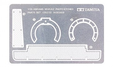 Tamiya 1/35 Military Miniature series M1A1/A2 ABRAMS PHOTO-ETCHED PARTS  , TAM97060, by TAMIYA