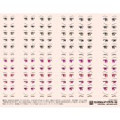 HI Q PARTS 1/12 5-C Custom Eyes Decale  , HIQ74186, by HI Q PARTS