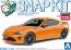Aoshima 1/32 Raku-Pla Snap Kit No.8-OR Toyota 86 (Orange Metallic), AOS68854, by AOSHIMA