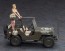 Hasegawa 1/24 1/4-ton 4 x 4 Truck (50 Caliber M2 Machine Gun Equipped) w/Blonde Girl Figure  , HAS22831, by HASEGAWA