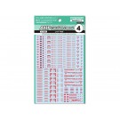 HI Q PARTS 1/144 AMP04 Caution Decal Red (1pc), HIQ80125, by HI Q PARTS