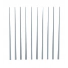 Wave Material series plastic material tapered round bar 【gray】 1.0 → 3.0 mm 10 pieces OM331 , WAV23312, by WAVE