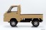 Aoshima 1/32 Raku-Pla Snap Kit No.05CU-KI Subaru Sambar Truck Custom Wheels (Khaki), AOS03880, by AOSHIMA