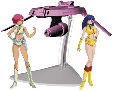 Hasegawa 1/20 "Dirty Pair" Kay & Yuri w/Lovely Angel (1/300), HAS45240, by HASEGAWA