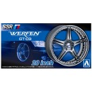 Aoshima 1/24 SSR Werfen GT-03 20 inch plastic kit   (4 wheels & tires), AOS53843, by AOSHIMA