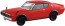 Aoshima 1/32 Raku-Pla Snap Kit No.4-RD Nissan C110 Skyline GT-R (Red), AOS04214, by AOSHIMA