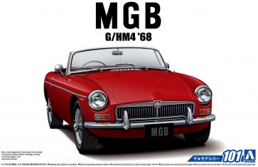 Aoshima 1/24 The Model Car No.101 BLMC G/HM4 MG-B MK-2 '68, AOS56851, by AOSHIMA