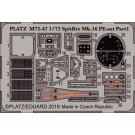Platz 1/72 SPITFIRE MK.XVI PE SET PART 1  t, PLZ55979, by PLATZ