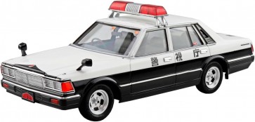 Aoshima 1/24 Seibu Keisatsu No.9 430 Cedric Sedan Search Patrol Car, AOS69479, by AOSHIMA