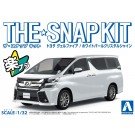 Aoshima 1/32 The snap kit Toyota Vellfire (White Pearl Crystal Shine) , AOS56301, by AOSHIMA