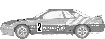 Fujimi 1/24 Inch-up Series No.298 Taisan STP GT-R (Skyline GT-R [BNR32 Gr.A specification]) 1992, FUJ47447, by FUJIMI