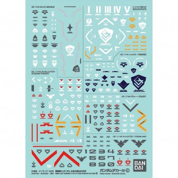 Bandai Gundam Decal No.134 Mobile Suit Gundam: The Witch from Mercury 2, BAN50825, by BANDAI