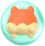 TAKARA TOMY Puni Deco Squishy Cute Sticky Hamster Donut Puni Deco Squishy , TAK61417, by TAKARA TOMY