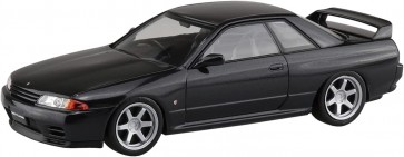 Aoshima 1/32 The Snap Kit No.14-SP3 Nissan R32 Skyline GT-R Custom Wheel (Black Pearl Metallic), AOS66362, by AOSHIMA