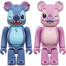 Medicom Toy BE@RBRICK Stitch & Angel 2Pcs Set, MED16551, by MEDICOM TOY