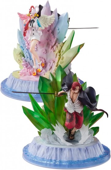 Bandai Figuarts ZERO Shanks & Uta -ONE PIECE FILM RED Ver.-, BAC40499, by BANDAI