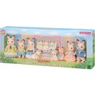 Epoch Sylvanian Families Chocolate Rabbit Family Celebration Set  , EPC45680, by Epoch