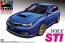 Aoshima 1/24 Prepaint model (already painted model) 25 GRB Impreza WRX STI 5 door '07 (WR Blue Mica) , AOS04913, by AOSHIMA