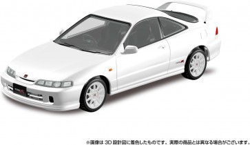 Aoshima 1/32 Raku-Pla Snap Kit No.22-CW Honda DC2 Integra Type R (Championship White), AOS69370, by AOSHIMA