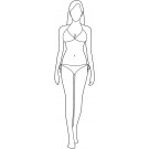 Hasegawa 1/12 12 Real Figure Collection No.47 Bikini, HAS24958, by HASEGAWA