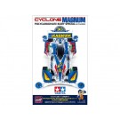 Tamiya [MINI 4WD SPECIAL PROJECT] 1/32 Cyclone Magnum Polycarbonate Body Special (AR Chassis) Fully Cowled MINI 4WD 30th Anniversary, TAM56760, by TAMIYA