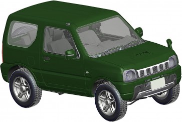 Fujimi 1/24 Car NEXT Series No.13 Suzuki Jimny JB23 (Land Venture/Cool Khaki Pearl Metallic), FUJ66295, by FUJIMI