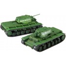 Fujimi 1/76 Special World Armor Series SOVIET HEAVY TANK KV-1 (2PCS)  , FUJ62340, by FUJIMI