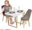 TAKARA TOMY Licca-chan LF-09 Interior Coordination Dining Table Set (Francfranc Collaboration), TAK97122, by TAKARA TOMY