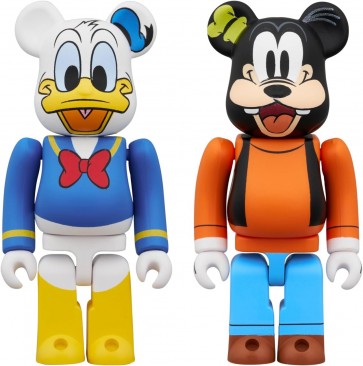 Medicom Toy BE@RBRICK Donald Duck & Goofy 2Pcs Set, MED16506, by MEDICOM TOY