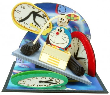 Sankei MINIATUART KIT DORAEMON MINI TIME MACHINE , SNK49490, by SANKEI