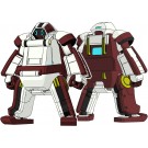 Hasegawa 1/35 Mechatro CHUNK No.03 Retro + Exchange Face, HAS48128, by HASEGAWA