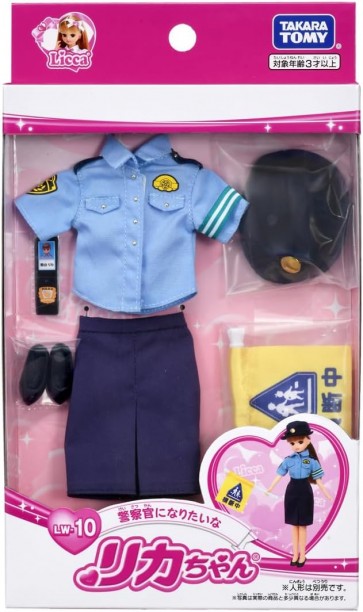 TAKARA TOMY Licca Chan LW-10 I'd like to be a Police Officer, TAK03796, by TAKARA TOMY