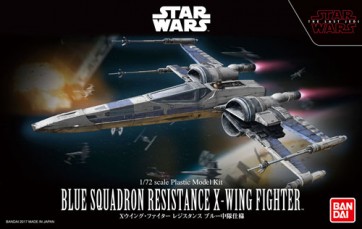 Bandai 1/72 X Wing  Fighter ResistanceResistance Blue  Squadron, BAN32964, by BANDAI