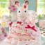 Epoch Sylvanian Families Happy Birthday Flare Strawberry Cake Dress, EPC59458, by Epoch