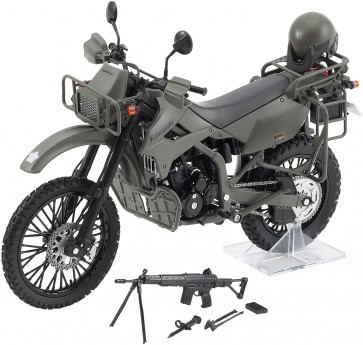 TOMYTEC 1/12 LittleArmory [LM002] JGSDF Reconnaissance Motorcycle DX Ver.  , TMT86080, by TOMYTEC