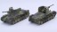 Fujimi 1/76 Special World Armor Series IJA TYPE 1 HO-NI I (2PCS)  , FUJ62401, by FUJIMI