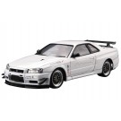 Aoshima 1/24 Mines BNR 34 Skyline GT - R '02 (Nissan) Plastic kit , AOS53652, by AOSHIMA