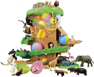 TAKARA TOMY Ania Animals are gathered! Gachatto Korokoro Tree (First Press Limited Edition), TAK79450, by TAKARA TOMY