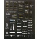 Platz 1/144 Aviation Armament Series Modern Aircraft Weapon Set 1 Standard Bomb & Missile '50 -, PLZ78091, by PLATZ